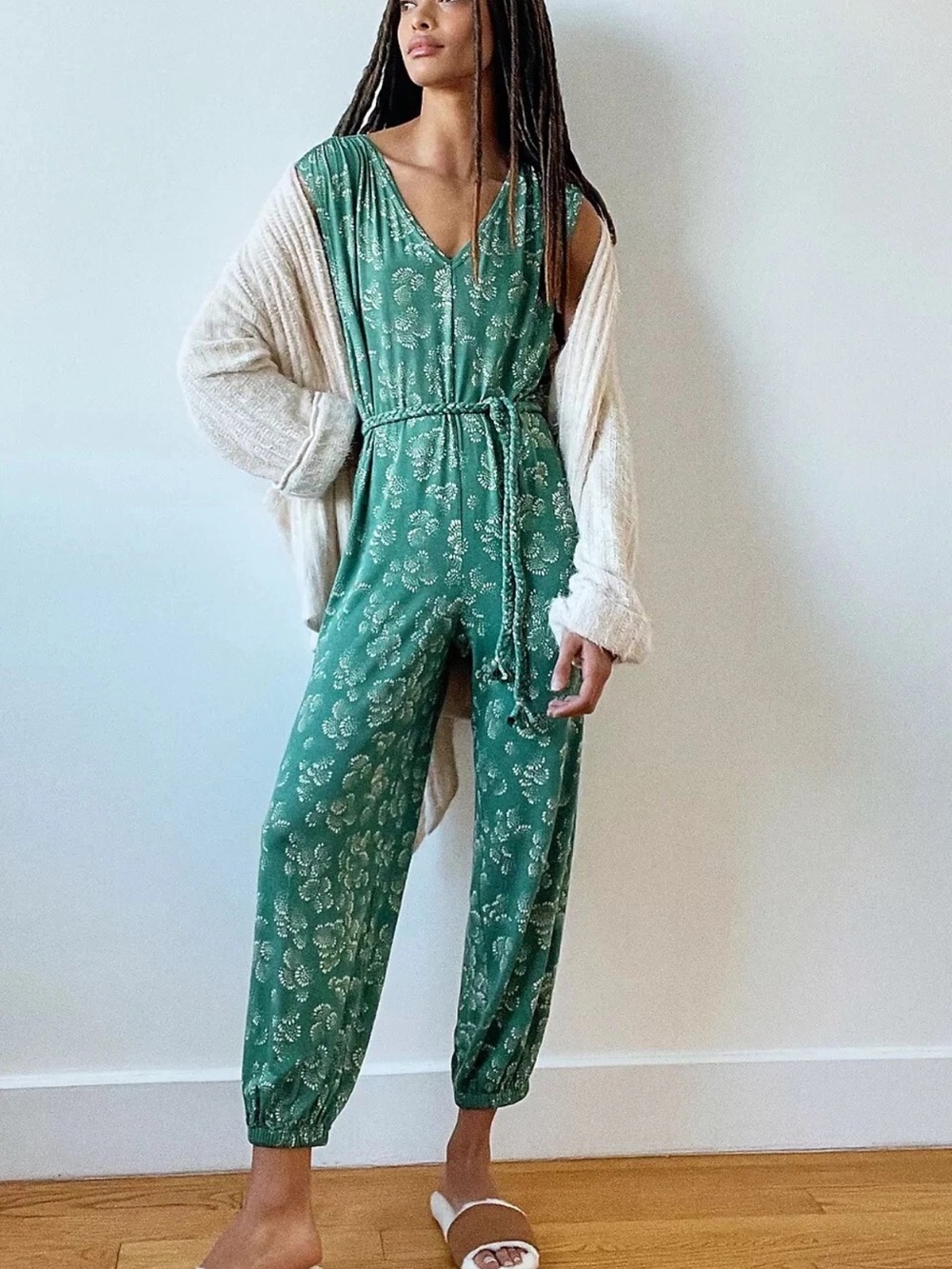 Anthropologie NWT Weekend Sleep Jumpsuit size XS